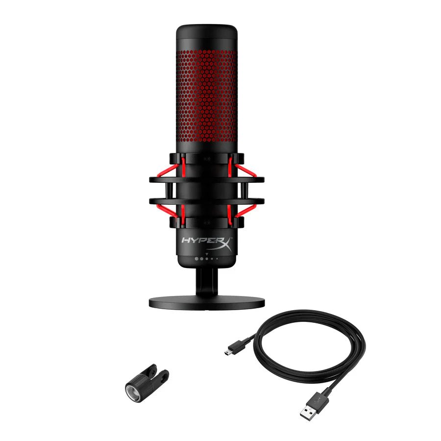 HyperX QuadCast USB Condenser Gaming Microphone | 4P5P6AA - Vektra Computers LLC HyperX QuadCast USB Condenser Gaming Microphone | 4P5P6AA - Vektra Computers LLC